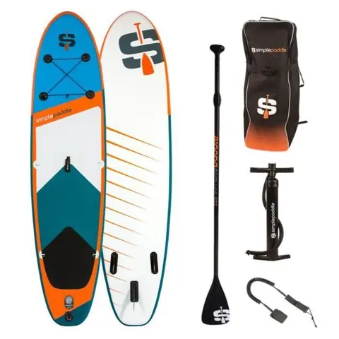 Stand up Paddle Gonflable S3 10'2" 30'' 5'' (310 x 76 x 13 cm) - Pack complet avec Pompe, Pagaie, Leash et Sac de transport