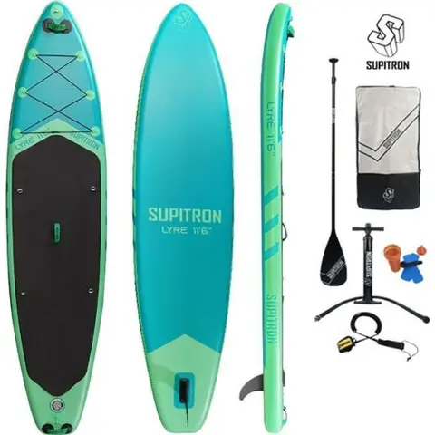 Stand up paddle gonflable SUPITRON Lyre 11'6 - 350x84x15 cm - charge max 150kg dropstitch