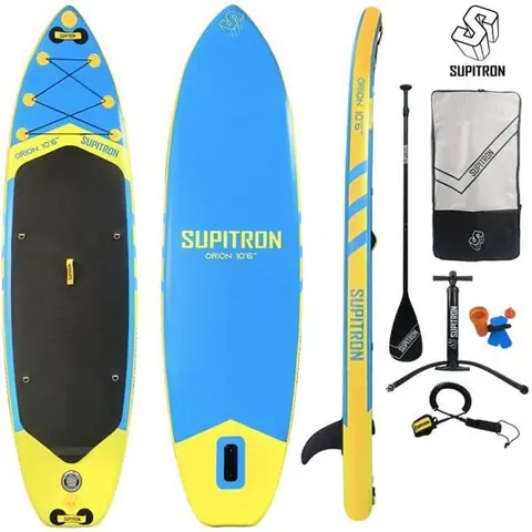 Stand Up Paddle Gonflable SUPITRON Orion 10'6 - 320x84x15 cm - charge max 120kg poids planche 8.5kg Dropstitch