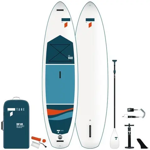 Stand Up Paddle Gonflable TAHE Sup Air 11.0 Beach Wing Pack Blanc