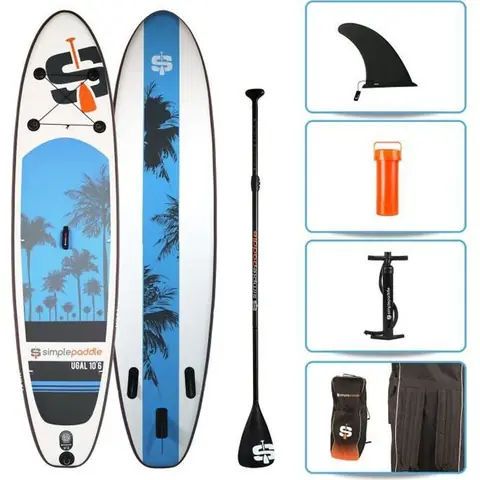 Stand up Paddle Gonflable UGAL 10'6 30'' 6" (315 x 76 x 15 cm) + Accessoires