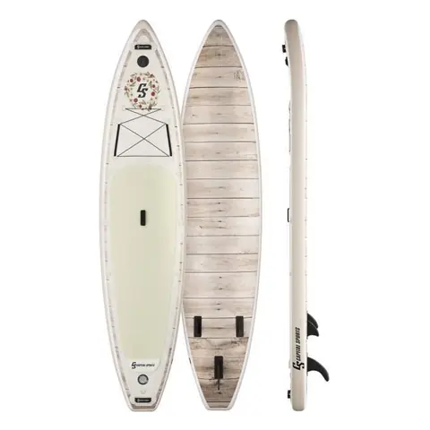 Stand up paddle SUP - Capital Sports Kipu Allrounder 365 Cruiser - Planche de paddle gonflable - Beige
