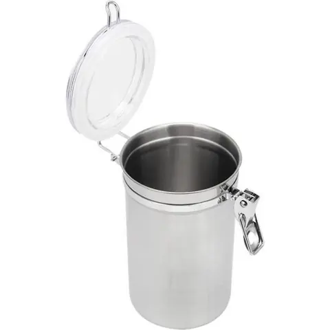 Stash Jar, acier inoxydable étanche à l'air anti-odeur bidon Portable métal herbe fumée stockage étanchéité étain cigarette