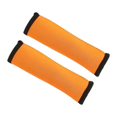 TMISHION poignées de radeau 2pcs 15cm poignées de pagaie de kayak en tissu antidérapant pour pagayer efficacement (orange)