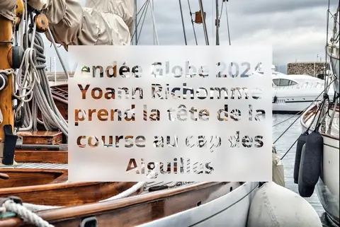Vendée Globe 2024 : Yoann Richomme prend la tête de la course au cap des Aiguilles