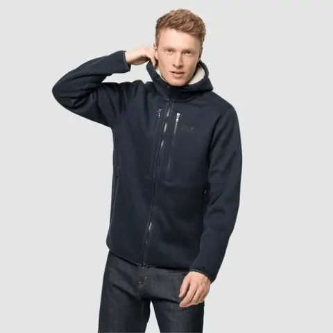 Veste à capuche Jack Wolfskin robson - bleu nuit - XL
