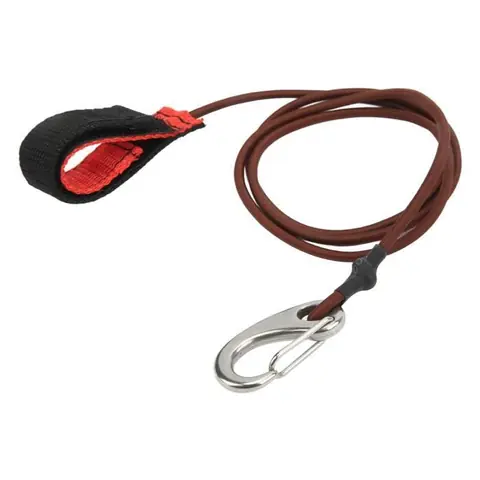 VINGVO Canoe Paddle Leash, Paddle Leash High Strength with Stainless Steel Buckle for Surfing sport kayak Café