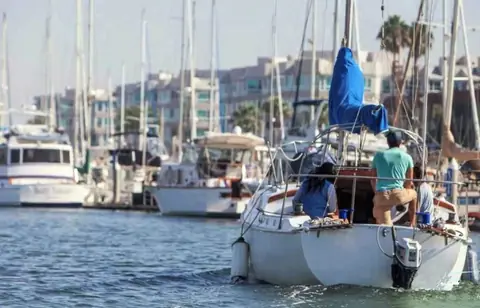 Voile indispensable : jusqu'à 10 m avec un hors-bord à l'arrière.