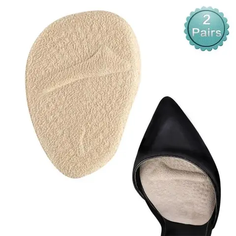 Yosoo Ball of Foot Coussins, 2 paires de patins antidérapants Inserts Semelles intérieures en gel pour femmes Talons hauts -CWU